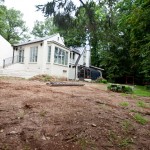 Backyard reconstruction - before