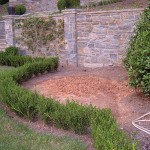 Perennial garden - before